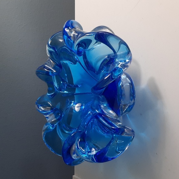 unbranded Other - Azure blue Art Glass Bowl